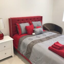 A furnished bedroom of an ICF/DD home in Reseda